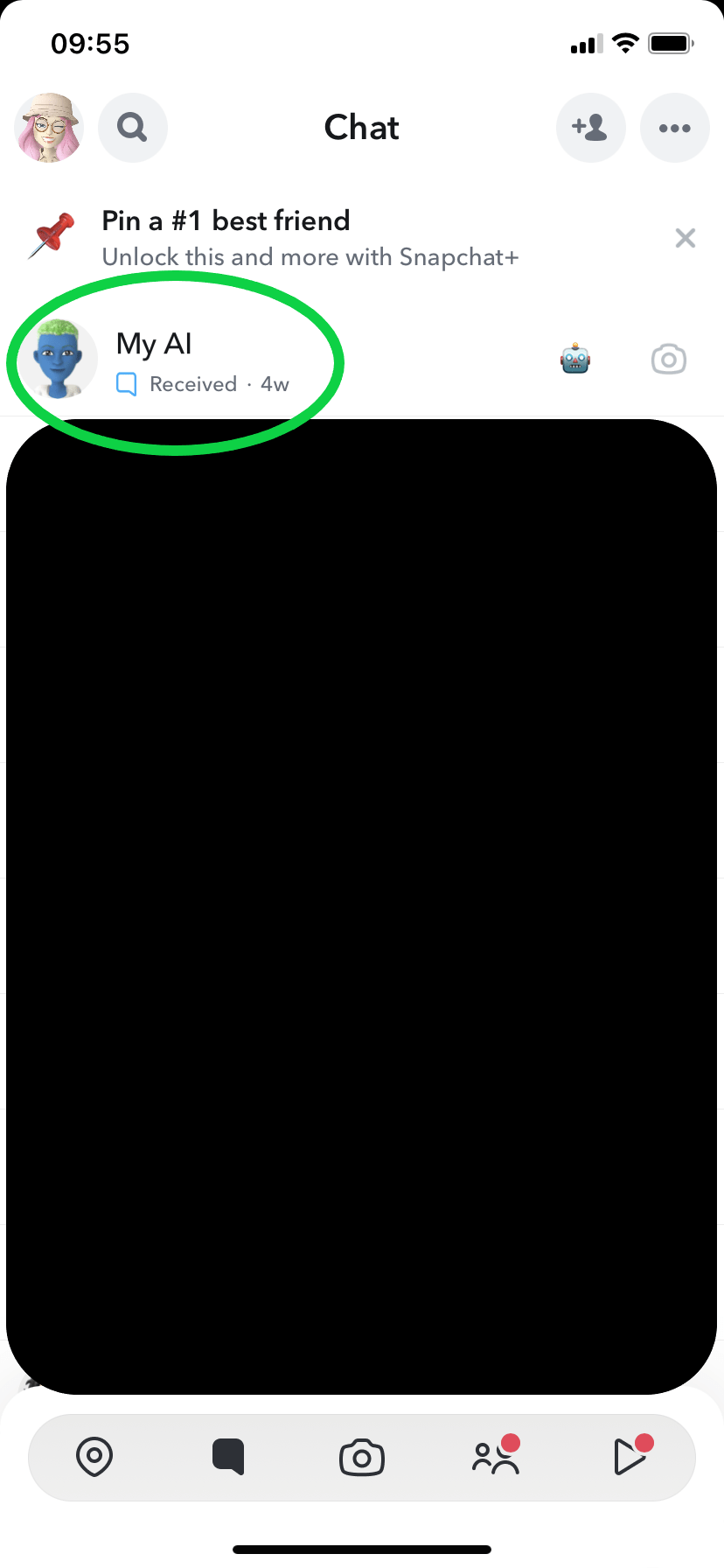 How to get My AI on Snapchat