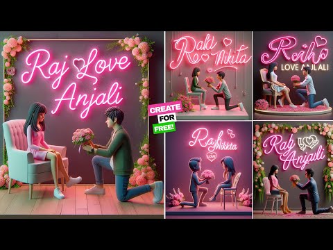 Viral 3D Ai Couples Images Generate | Bing ai viral editing | Bing image creator tutorial FREE